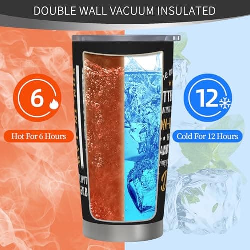 Son In Law Gifts - Christmas Gifts for Son In Law - Son in Law Gift from Mother/Father in law, 20 oz Stainless Steel Tumbler With Lid & Straw