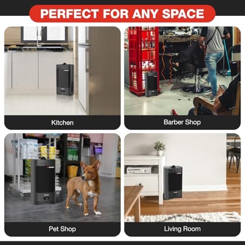 1400W Touchless Automatic Vacuum Dustpan – Motion Sensor Hands-Free Electric Dustpan for Pet Hair Dirt & Debris – Powerful and Energy Efficient Cleaning Solution for Home Kitchen & Office