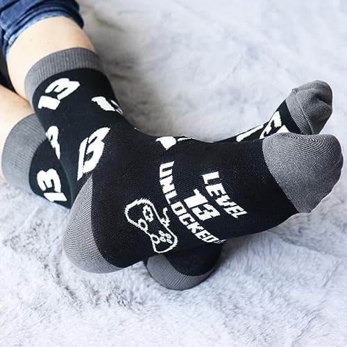 Belloxis Fun Novelty Socks for Men & Boys - Cotton Comfort Stocking Birthday Gift for Him, Dad, Son, Brother