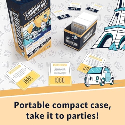Buffalo Games - Chronology - The Game Where You Make History - Historical Timeline Trivia for 2+ Players, Ages 14+
