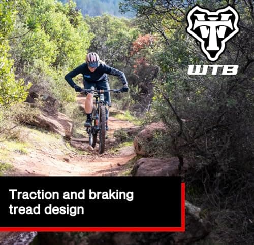 WTB Trail Boss Mountain Bike Tire (26”/27.5”/29") 30tpi Wire Bead - Aggressive Tread & Superior Grip for Trail Rides