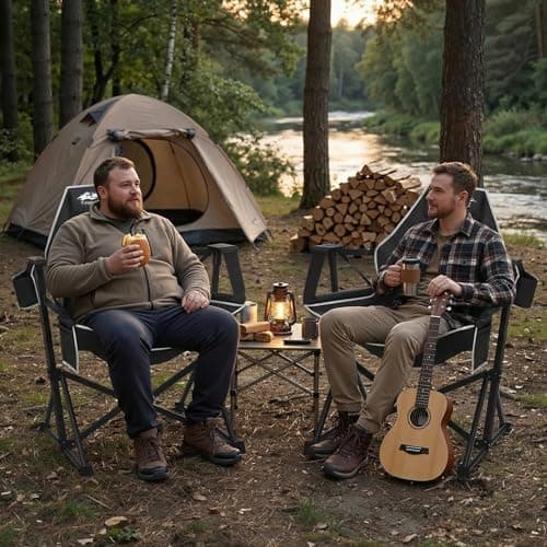 Fragess Portable Hammock Camping Chair with Adjustable Back, Folding Hammock Chair Supports 330lbs, Camping Swing Chair for Adults, Camping Hammock Chair for Lawn, Concerts, Backyard, Stargazer