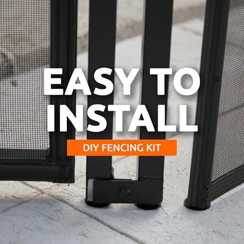 Pool Fence DIY by Life Saver Self-Closing Gate Kit, Black (Pack of 1)