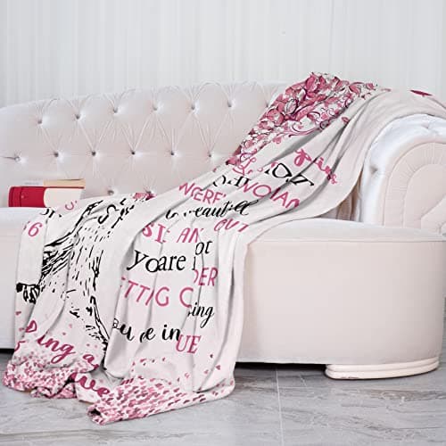 XALAZY 80th Birthday Gifts for Women Blanket 60"X50", 80th Birthday Decorations for Women, Best 80 Year Old Woman Birthday Gifts, 1945 Woman Present, Happy 80 Bday Present for Female Throw