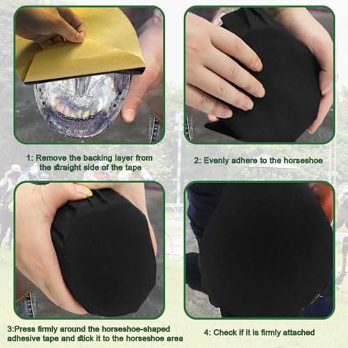 EPICHORIZON 12 Pack Horse Hoof Tape Cotton Strong Sticky Horse Hoof Wraps Simple, Breathable Hoof Packing for Hoof Wound Management and Laminitis Abscess Relief Additional Protection for Horse Hoove