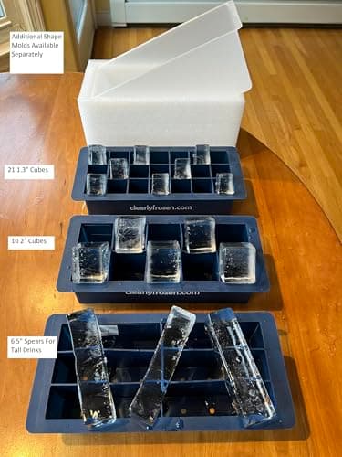 ClearlyFrozen Highest Rated (4.6 Star) Highest Capacity (Ten 2" Cubes) Clear Ice Tray - What Beats BEST and MOST?