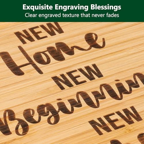 New Beginnings Gifts for Women Men Couple New Homeowner Closing New Apartment Essentials New Memories House Warming Gift New Home 2026,Engraved Cutting Board New Home Gift Ideas B0DS43P1D8
