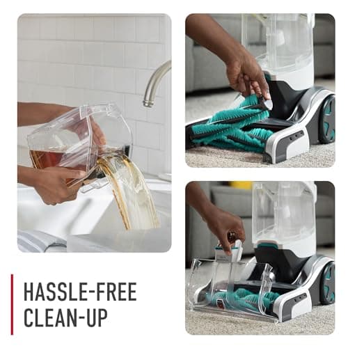 Hoover SmartWash+ Automatic Carpet Cleaner Machine for Carpet and Upholstery, Deep Cleaning Carpet Shampooer Machine, Pair with a Hoover Carpet Cleaner Solution for a Bright, Refreshed Home