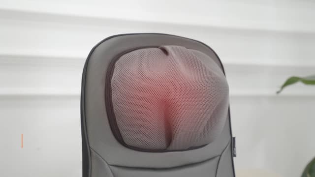 Snailax shiatsu Neck & Back Massager with Heat, Full Back Kneading Shiatsu or Rolling Massage, Massage Chair pad with Height Adjustment, Back Massager for Neck and Shoulder