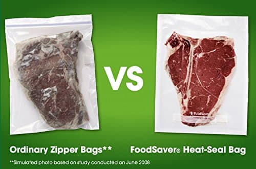 FoodSaver Custom Fit Vacuum Sealer Bags, Airtight Food Storage and Sous Vide Rolls, BPA-Free, 11 x 16' (Pack of 3)