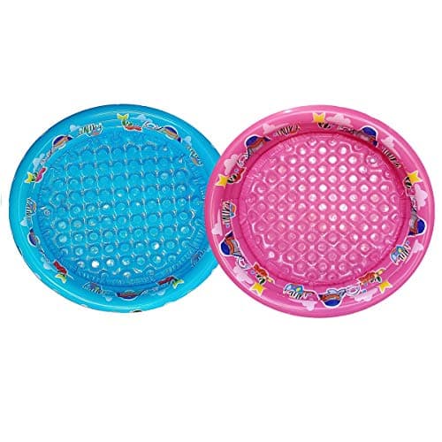 3 Rings Kiddie Pool for Toddler, 48”X12”,Kids Swimming Pool, Inflatable Baby Ball Pit Pool, Small Infant Pool (Blue)