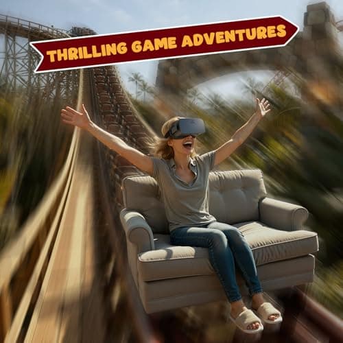 DESTEK V5 VR Headset for Phone w/VR Gamepad, 128 Premium VR apps Included, Anti-Blue Eyes Protected HD Lenses, 110° FOV Virtual Reality Headsets for iPhone, Android Phone- Black