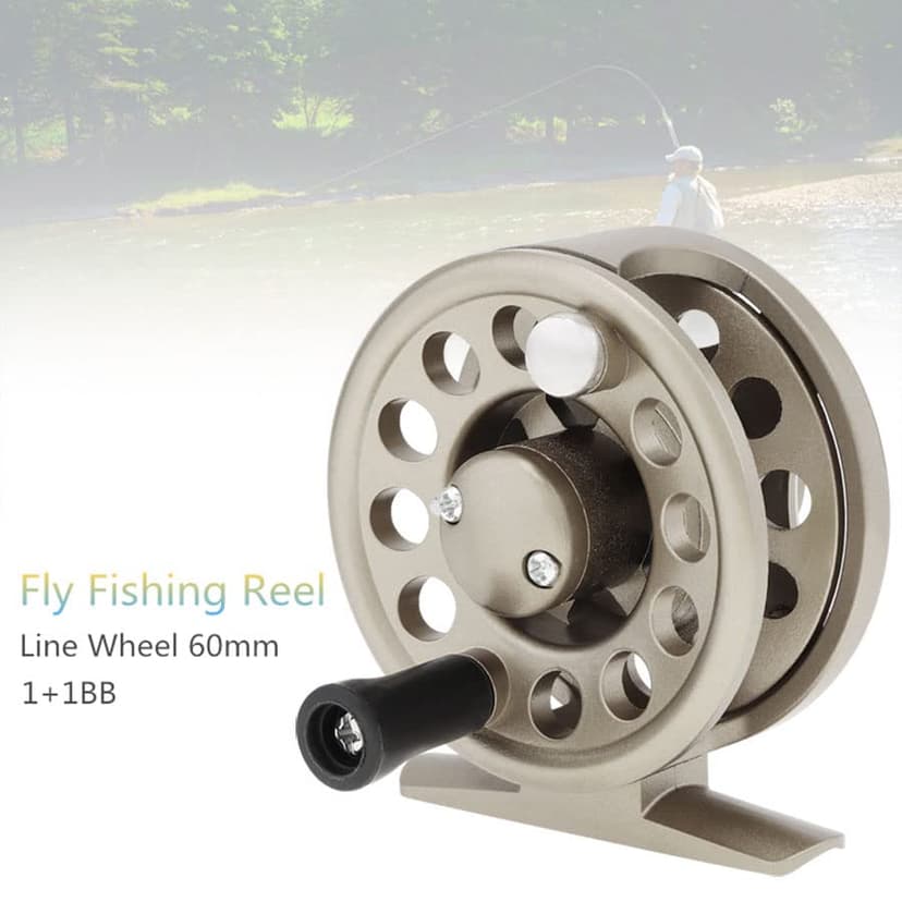 OriGlam Fly Fishing Reel Fishing Wheel, Fly Ice Fishing Reel Spinning Fishing Reels, Powerful Lightweight Spinning Reels for Freshwater Saltwater
