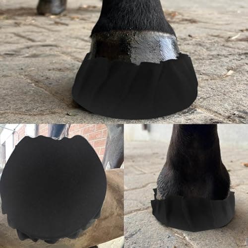 EPICHORIZON 12 Pack Horse Hoof Tape Cotton Strong Sticky Horse Hoof Wraps Simple, Breathable Hoof Packing for Hoof Wound Management and Laminitis Abscess Relief Additional Protection for Horse Hoove