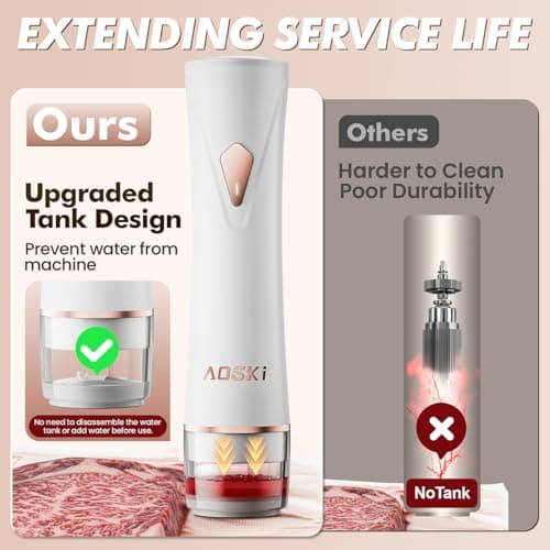 Compact Vacuum Sealer for Food Sealer: Handheld Portable Vacuum Sealer Machine for Food Storage, Rechargeable Food Vacuum Sealing for Kitchen Travel Fridge Meal Prep, Gifts for Mom, Wife, Chef & Home