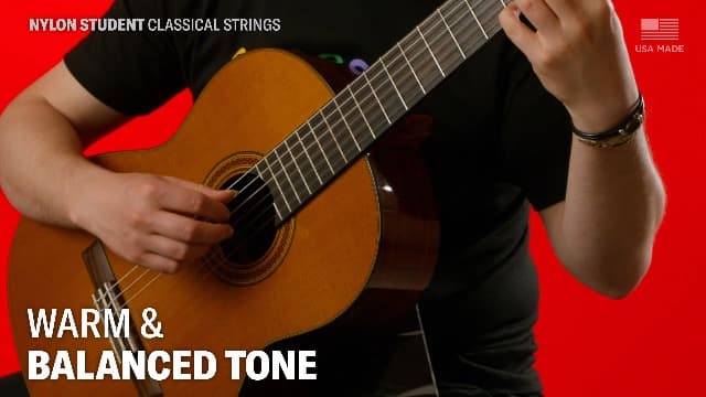 D'Addario Pro Arté Nylon Classical Guitar Strings, EJ45, Normal Tension, 6-String Set, Pack of 1