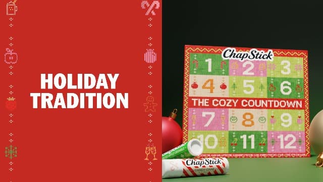 0.15 oz Each, Limited Edition Seasonal Stocking Stuffer, Assorted Flavors, with 24 Hour Moisture to Hydrate Dry, Chapped Lips ChapStick Festive Favorites Holiday Flavored Lip Balm Gift Set, 6-Pack B0HB5CZRM1