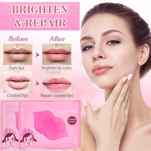 20 Pairs Lip Mask & Eye Mask, Under Eye Patches, Lip Mask Skincare, Bridesmaid Gifts, Small Gifts for Women, Mini Gifts for Women, Bulk Gifts, Bachelorette Party Favors, Hangover Kit, Cheer Gifts