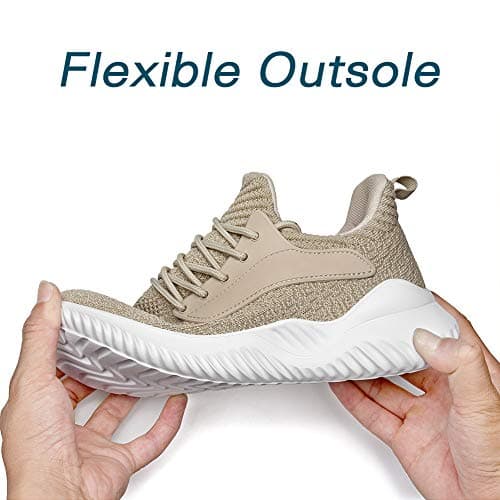 Akk Womens Walking Shoes - Slip On Tennis Running Shoes Memory Foam Lightweight Work Sneakers for Indoor Outdoor Gym