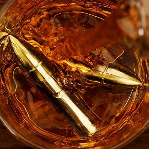 Gifts for Men Dad Husband, Christmas Anniversary Birthday Gifts for Him Boyfriend, Reusable Stainless Steel Whiskey Stones and Whiskey Glasses Set, Cool Burbon Scotch Cocktail Set Gifts