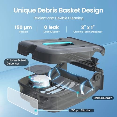 AIPER Surfer S2 Solar Powered Pool Surface Skimmer Robot with APP Support, 24/7 Continuous Cleaning, Dual Charging Modes, Smart Obstacle Avoidance, 150-um Filtration, OTA Upgrade