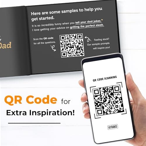 What I Love about Dad Book, Fill-in-the-Blank Book for Dad - Father's day Gifts for Dad from Daughter, Son, Kids - Birthday Gifts for Dad, Dad Birthday Gifts - Dad Christmas Gifts, Stocking Stuffer