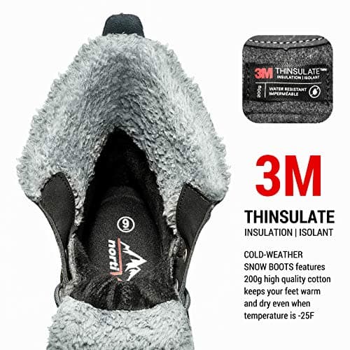 NORTIV 8 Men's Waterproof Winter Snow Boots AVENUE