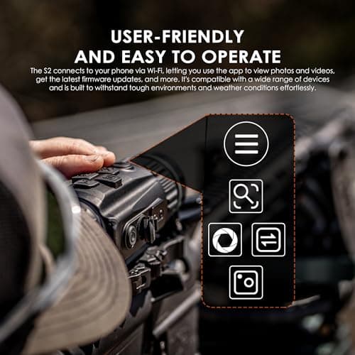 RIX Storm Thermal Imaging Rifle Scope for Hunting – High-Sensitivity Thermal Scope with Advanced Thermal Optics, NETD<25mK, 50Hz, Waterproof & Lightweight
