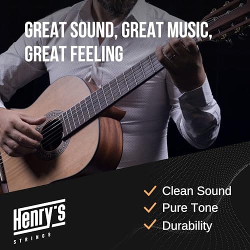 Classical Nylon Guitar Strings with Ball End - Fast&Easy Restring - Special Non-Slip Pick & 5 Accessories Inside - Silver Nylon Guitar Strings Classical Guitar - Cuerdas Guitarra