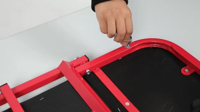 M-AUTO Foldable Z Creeper 2-in-1 Rolling Folding Car Creeper & Seat, 36" Adjustable Roller Garage Chair Lay Down or Sit, 330LBS Capacity Under Car Roller Creeper with 6 Swivel Casters, Red B0BPSQMJ9V