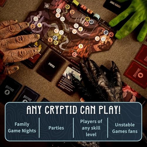 Unstable Games Twisted Cryptids Board Game - Strategy Card Game for Adults and Kids - Family Board Games for 2-4 Players, Ages 12 and Up - from the Creators of Unstable Unicorns and Here to Slay