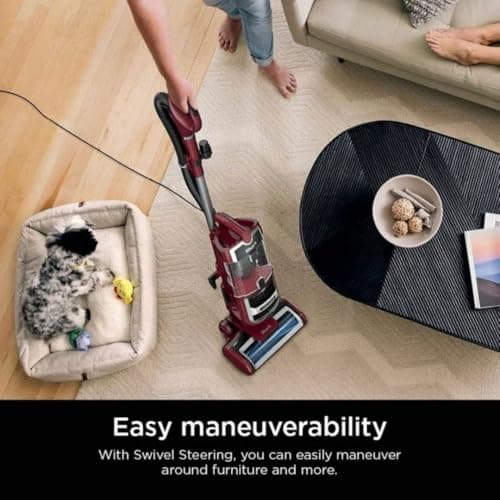 Sharky Navigator Pet Upright Vacuum – Deep Carpet & Floor Cleaning with HEPA Filter and Lift-Away Canister