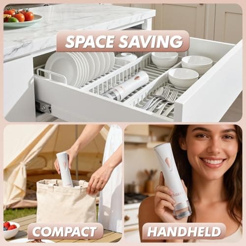 Compact Vacuum Sealer for Food Sealer: Handheld Portable Vacuum Sealer Machine for Food Storage, Rechargeable Food Vacuum Sealing for Kitchen Travel Fridge Meal Prep, Gifts for Mom, Wife, Chef & Home