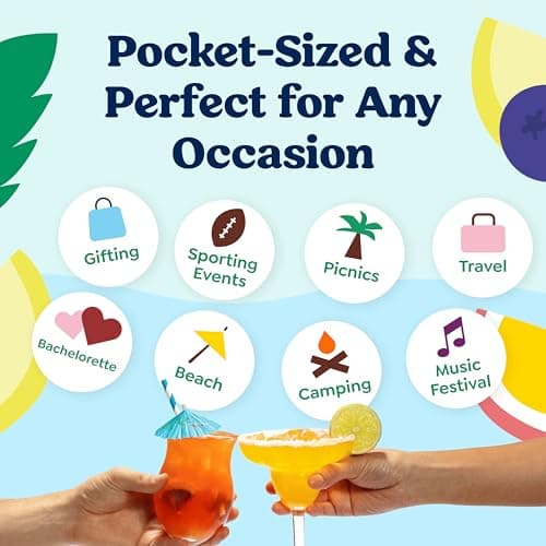 Craftmix Variety Pack, Makes 12 Drinks, Skinny Cocktail Mixers, Mocktails Non-Alcoholic Drinks - Made With Real Fruit - Vegan Low-Carb, Low-Sugar, Non-GMO, Dairy Free, Gluten Free, Easy to Mix