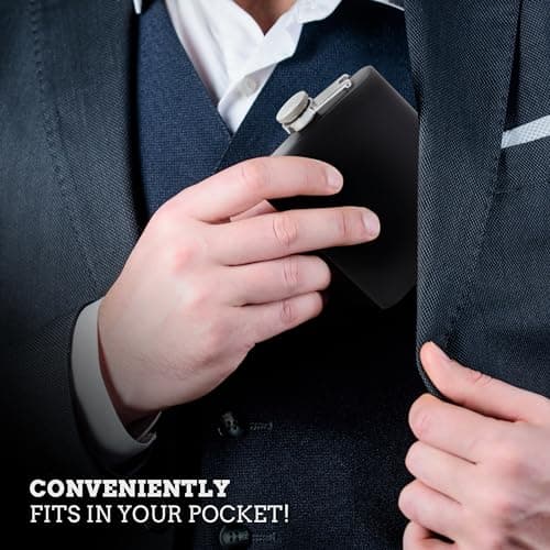 Son in Law Gifts Funny Flask, Son in Law Gifts from Mother in Law, Son-in-Law Present on Wedding Day, Presents for Daughters Boyfriend, from Father in Law, (My)