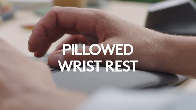 Logitech Ergo K860 Wireless Ergonomic Keyboard - Split Keyboard, Wrist Rest, Natural Typing, Stain-Resistant Fabric, Bluetooth and USB Connectivity, Compatible with Windows/Mac, Black