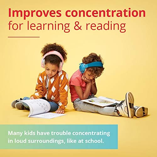 Alpine Muffy Kids - Hearing Protection - CE & ANSI Certified - Adjustable for Ages 3-16 years - Noise Cancelling Headphones - 25dB Sound Reduction Ideal for Protection and Concentration Aid – Black