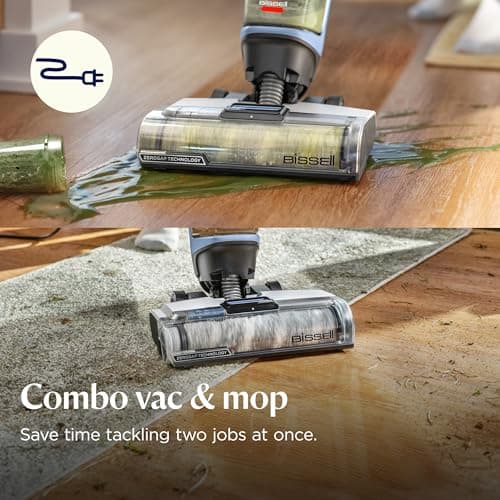 Bissell CrossWave Edge, Multi-Surface Hard Floor Cleaner Wet Dry Vacuum with Zero-Gap Edge Technology, 4111A