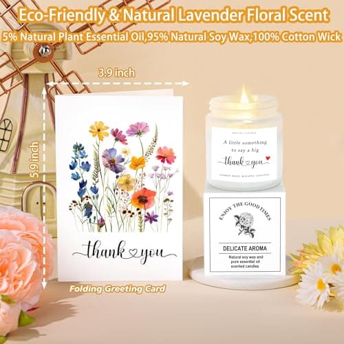 Thank You Gifts for Women Coworkers, Appreciation Farewell Goodbye Going Away Gifts for Coworker Friends Teacher Employees, Christmas Mothers Day Birthday Gifts for Women Set of 6