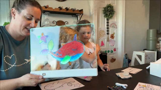 Aullsaty 16.5-Inch LED Drawing Board for Kids, Rechargeable Light Up Dry Erase Board with 16 Light Effects, 7 Markers and Tracing Kit, Birthday or Christmas Gift for Boys and Girls Ages 3-12 B0H7HFPLFM