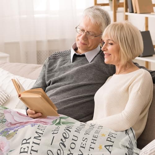 Retirement Gift for Woman, Retirement Blanket for Women/Men, Farewell Gifts for Coworkers, Going Away Goodbye Merch for Mom Grandma Throws Blankets 60"x50"