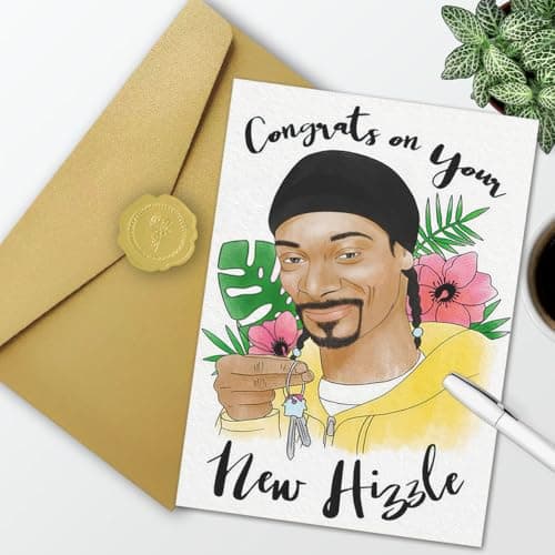 Funny Congratulations Card for New Homeowners,Blank Inside for Personal Message,Great Housewarming Gift With Envelope New Home Card,Congrats Housewarming Gift for Couples,Friends B0CJBW2QSY