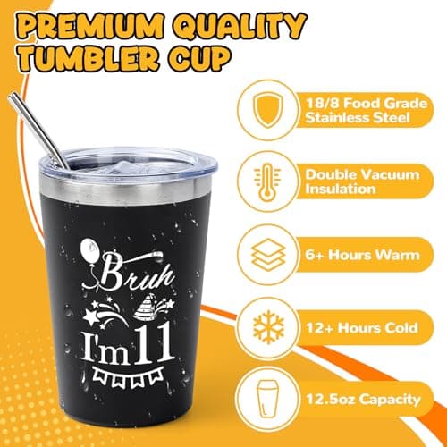 11 Year Old Boy Birthday Gift Ideas, Unique Funny Gift Set for 11th Teenage Boys, Eleven Year Old Gifts ideas for Boys Son Grandson Nephew Friend