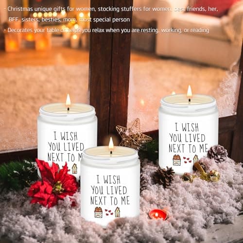 Homsolver Gifts for Women, Birthday Gifts for Women, Unique Friendship Gift for Best Friend Birthday, Her, BFF, Sisters, Besties, Mom - Funny Lavender Scented Candles