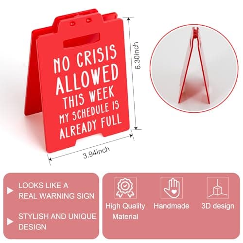 Funny Boss Gifts for Women Men, Boss Lady Gift, White Elephant Gift, Administrative Professional Day Coworker Gifts for Women Manager Supervisor Leader Administrator Principal, Funny Cubicle Sign