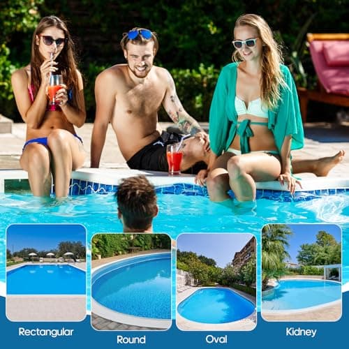 Full Inverter Heat Pump for Hot Tub and Bath, 75000BTU Electric Swimming Pool Heater, 20000 Gallons, for Above Ground and In ground Pools, WiFi Capable Timer, Heating and Cooling, Defrosting, 220-240V