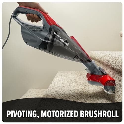 Dirt Devil Scorpion Plus Handheld Vacuum Cleaner, Powerful Suction, Lightweight, Includes Pivoting Stair and Upholstery Tool, Crevice Tool, Corded Portable Vacuum Cleaner