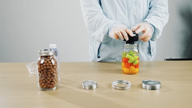 Upgraded 3-in-1 Electric Mason Jar Vacuum Sealer Kit for Mason Jars, Food Savers & Containers | Food Preservation System for Kitchen | Ideal for Canning Jams, Pickles, Dry Foods, Grains & Leftovers