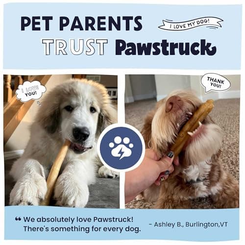 Pawstruck 2-in-1 Collagen Wrapped Jerky Natural Treats for Dogs - 5 Rings - Limited Ingredient Grain Free for Small, Medium, and Large Dogs