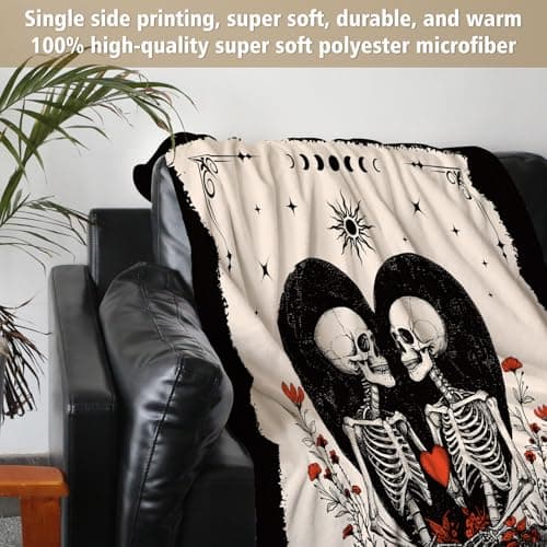 Gifts for Him Her, Wedding Anniversary Blanket for Women Men, Birthday Gifts for Boyfriend Girlfriend, I Love You Gift, Engagement, Wedding Gift for Wife, Husband, Couple, 60"X50"